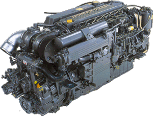 Pair Yanmar 6LY-UTE 315HP Marine Inboard Diesel Engine