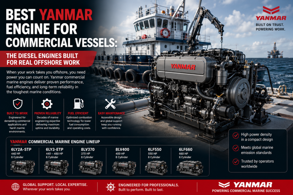 Best Yanmar Engine for Commercial Vessels