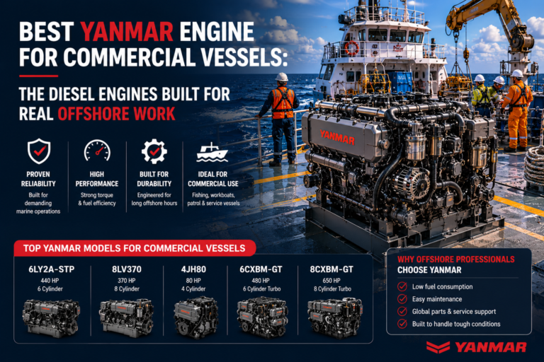 Best Yanmar Engine for Commercial Vessels The Diesel Engines Built for Real Offshore Work