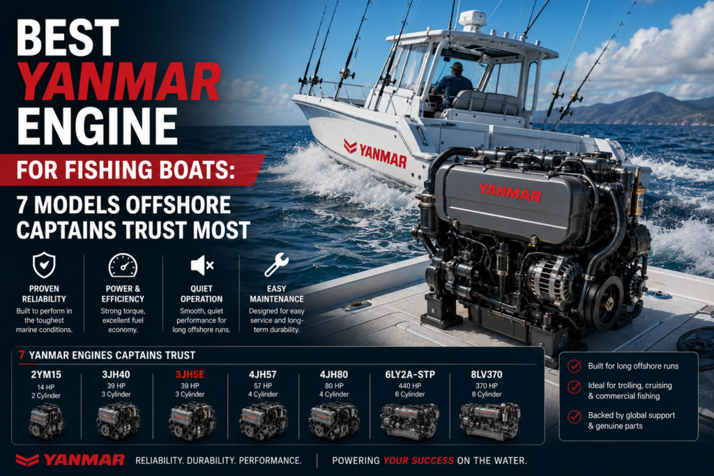 Yanmar Engine Price Guide: How to Avoid Overpaying for Marine Diesel Power Best Yanmar Engine for Fishing Boats 7 Models Offshore Captains Trust Most