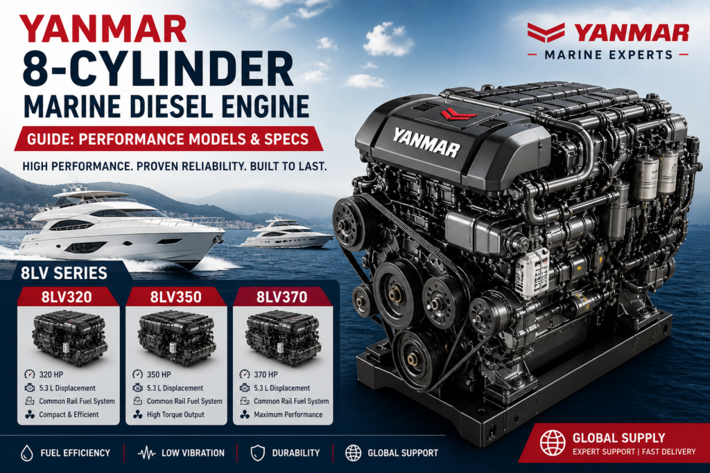 Yanmar 8-Cylinder Marine Diesel Engine