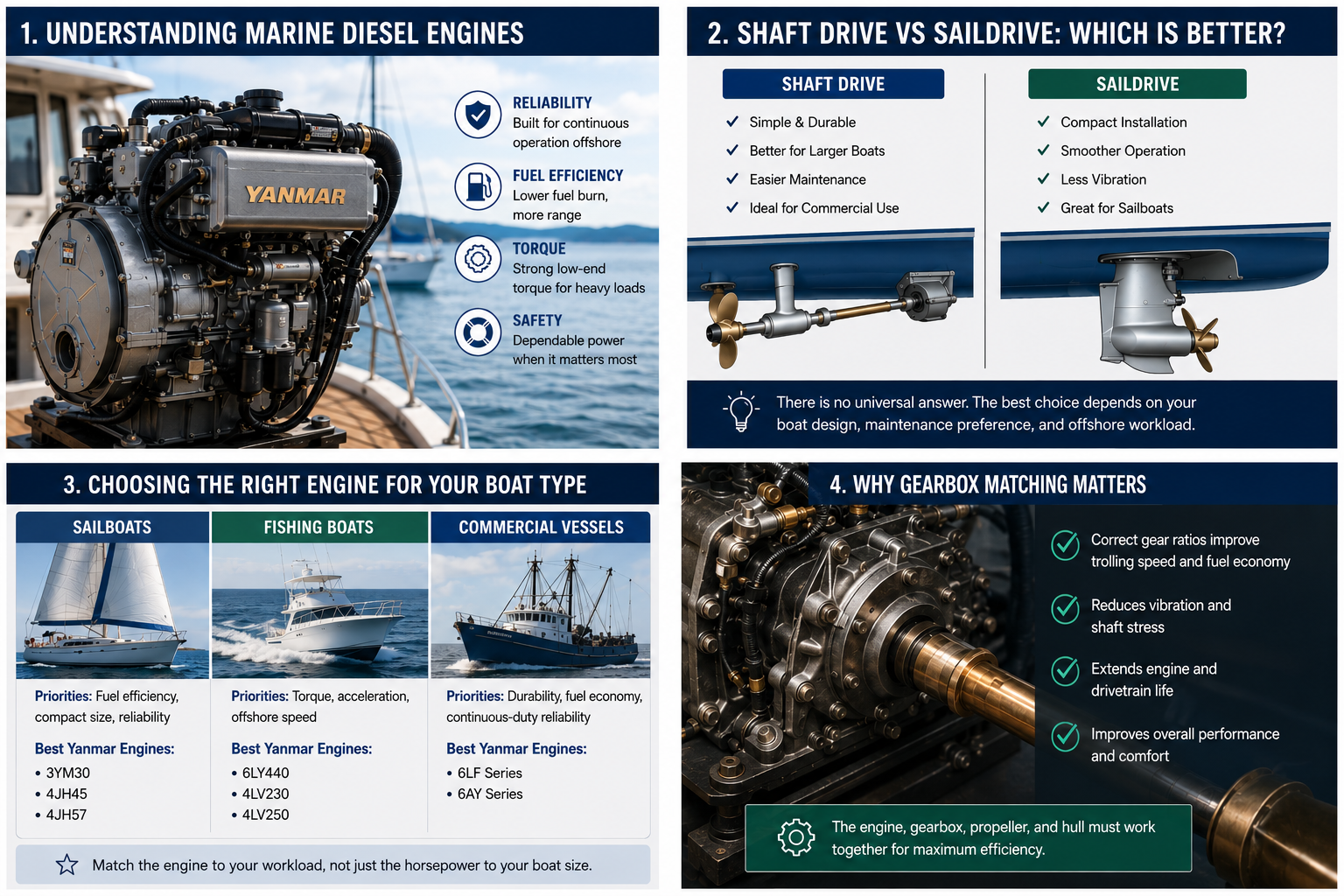 How to Choose a Marine Diesel Engine