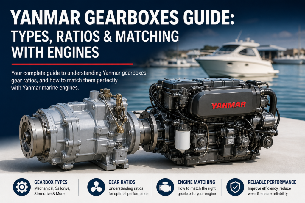 Yanmar 6LY440 vs 6LF530 - Everything Boat Owners Need to Know Before Buying Yanmar Gearboxes Guide Types, Ratios & Matching with Engines