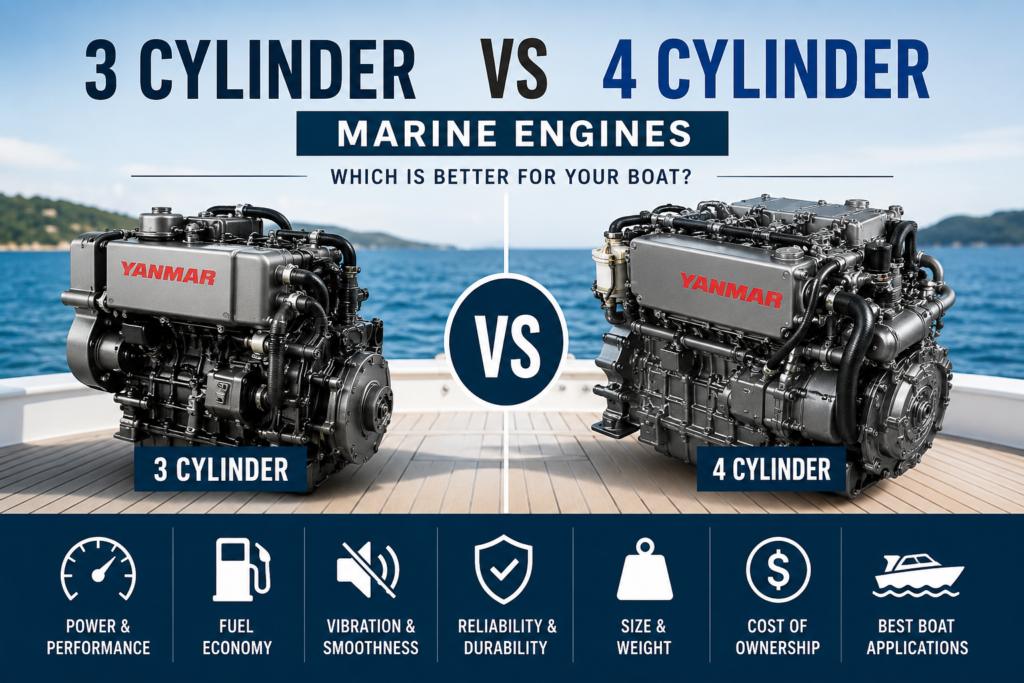3 Cylinder vs 4 Cylinder Marine Engines The Truth Boat Owners Need to Know