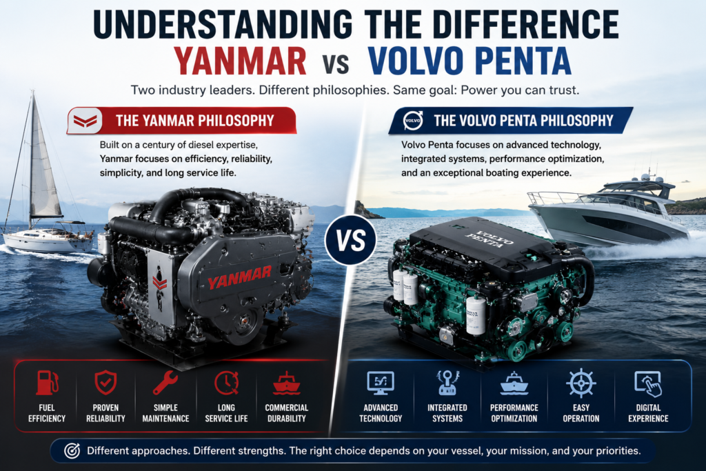 Understanding the Difference Between Yanmar and Volvo Penta