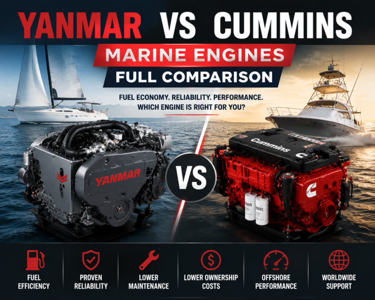 Yanmar vs Cummins Marine Engines Full Comparison