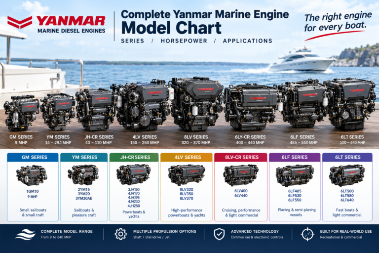 Yanmar Marine Engine Models
